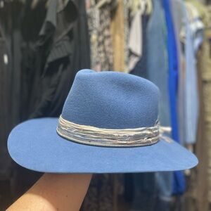 Blue Women's Fedora Hat